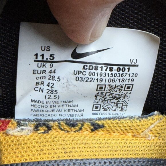 Nike Vapor Street x OFF-WHITE Laser Fuchsia Women's 11.5 Men's 10 CD8178-001 - Picture 10 of 11